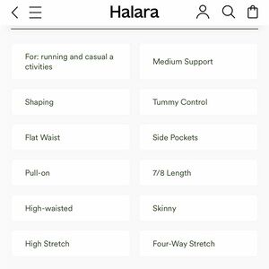 Halara Ultra Sculpt High-Waisted 7/8 length